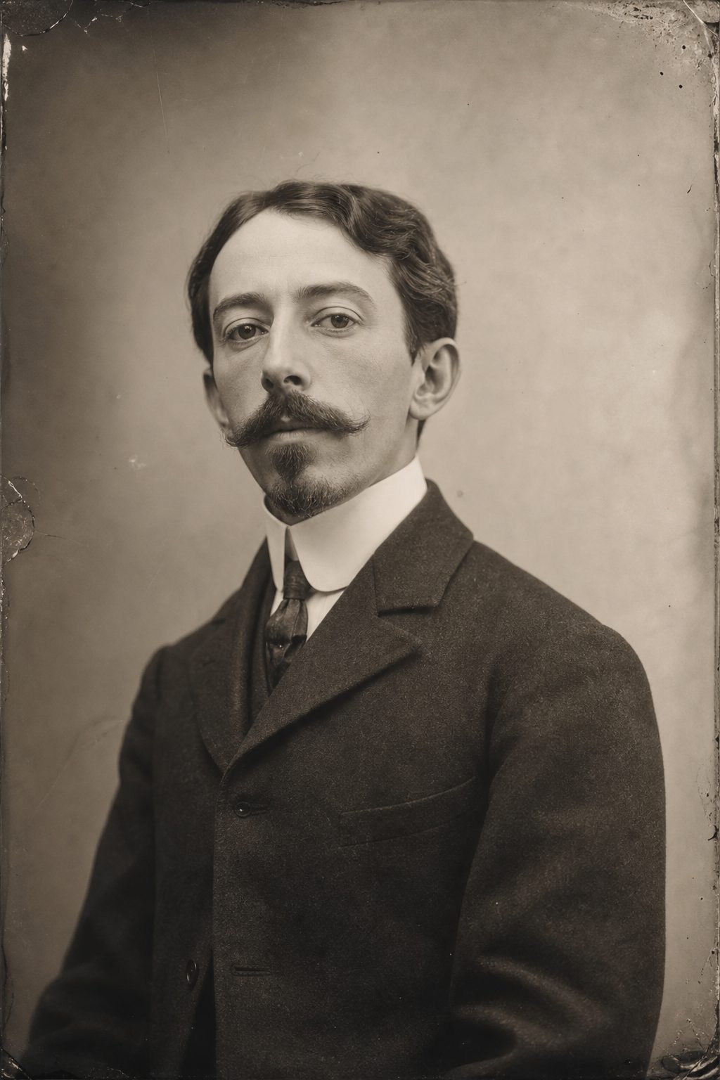 Alberto Santos Dumont, early 1900s portrait