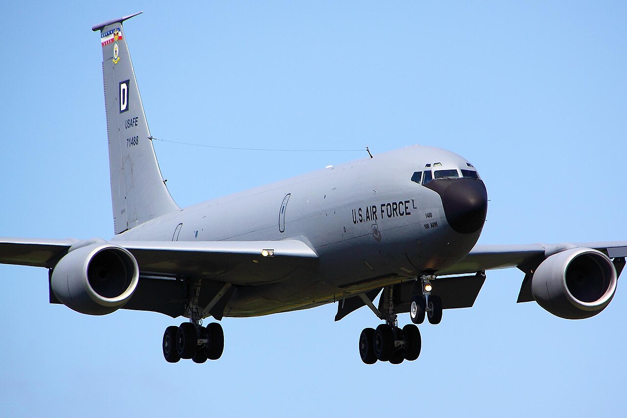KC-135 on the ramp at Mildenhall