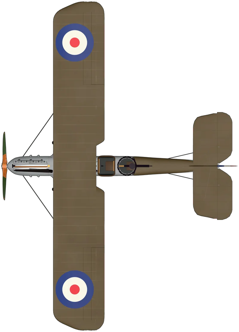 Top view of the Airco DH.9 / DH.9A, DH.9 D5649