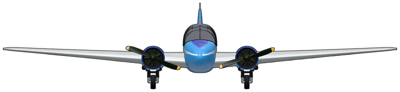 Front view of the Avro Anson, Avro Nineteen Series 2 G-AHKX