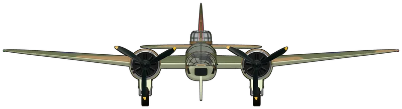 Front view of the Bristol Blenheim, Blenheim IV ‘L8756’