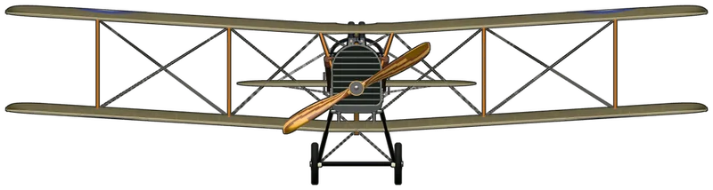 Front view of the Bristol F.2b Fighter, F.2B Fighter D8096 (G-AEPH)
