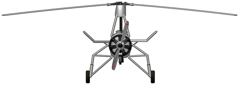 Front view of the Avro Rota I, Rota I K4232