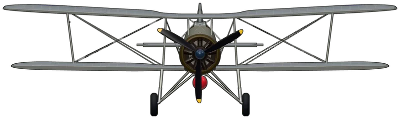 Front view of the Fairey Swordfish, Swordfish I W5856 (G-BMGC)