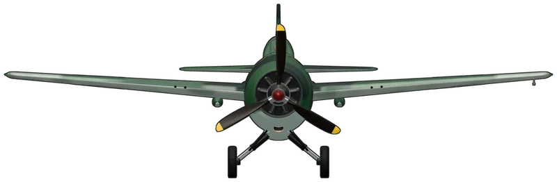 Front view of the Grumman Martlet, Martlet I AL246