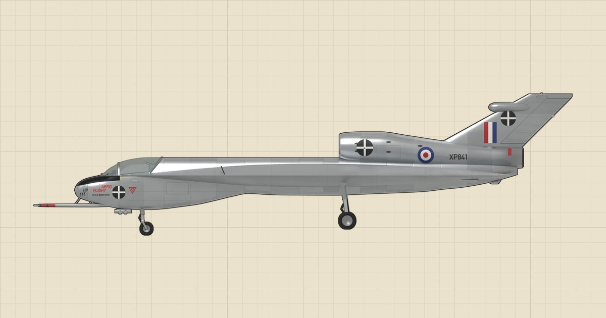 Handley Page HP.115 in 3D: Plate 239 | Aviation Gazetteer
