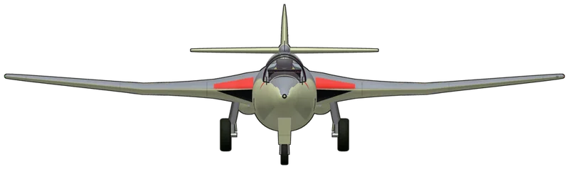 Front view of the Hawker Sea Hawk, FGA.6 WV797 (J-491)