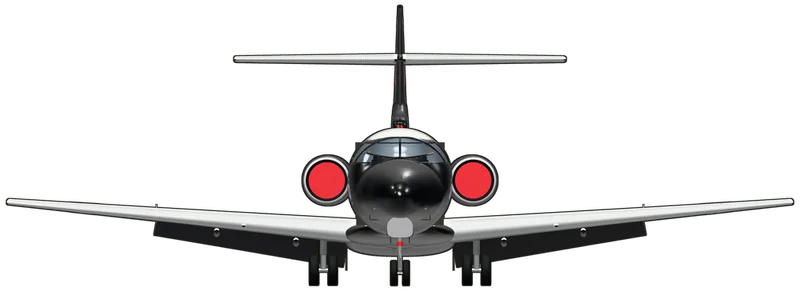 Front view of the Hawker Siddeley Dominie, Dominie T.1 XS709