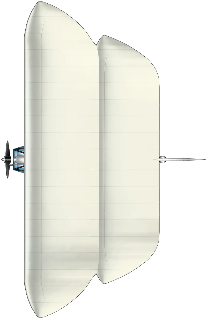 Top view of the Mignet HM.14 Flying Flea, HM.14 G-AEBB