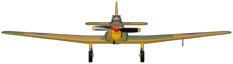Front view of the Miles Magister, Magister I P6382 (G-AJRS)