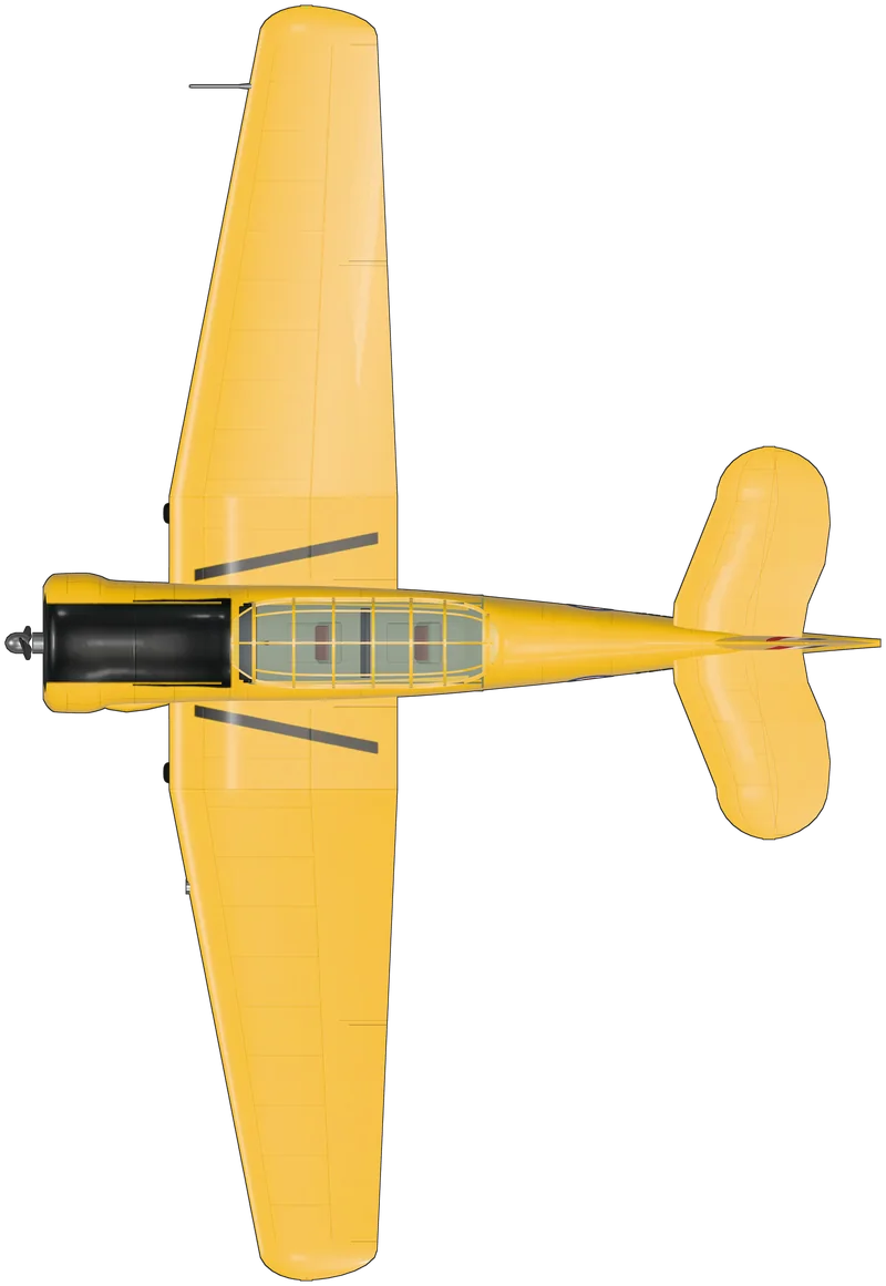 Top view of the North American Harvard, Harvard IIB FE905