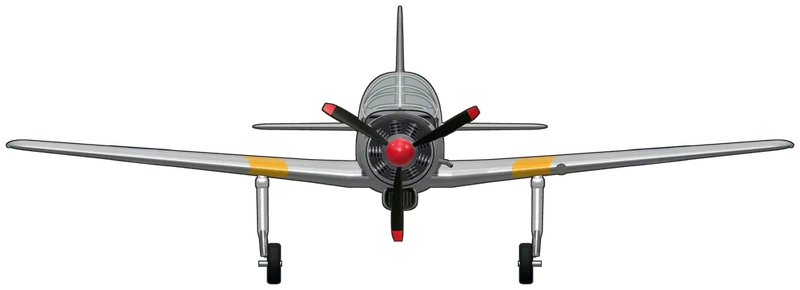 Front view of the Percival Provost, T.1 WV562