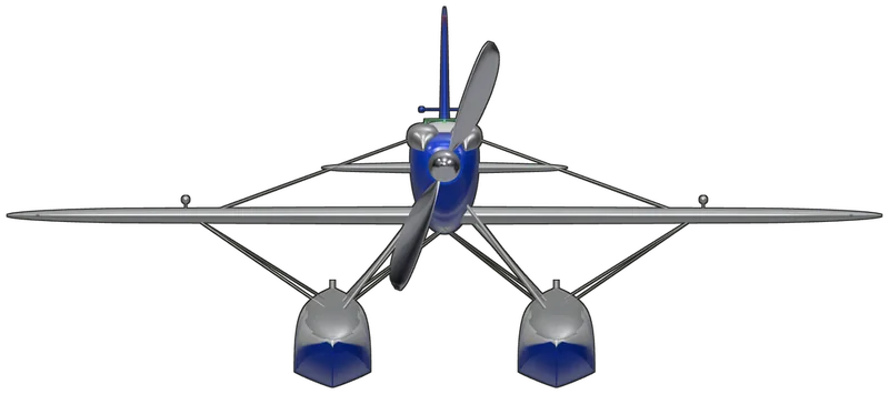 Front view of the Supermarine S.6A, S.6A N248
