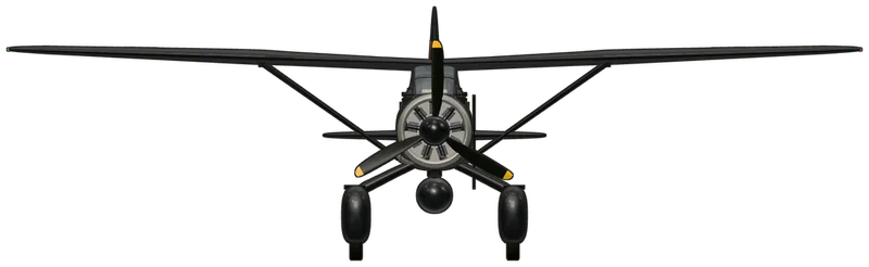 Front view of the Westland Lysander, Lysander IIIA V9552 (G-AZWT)