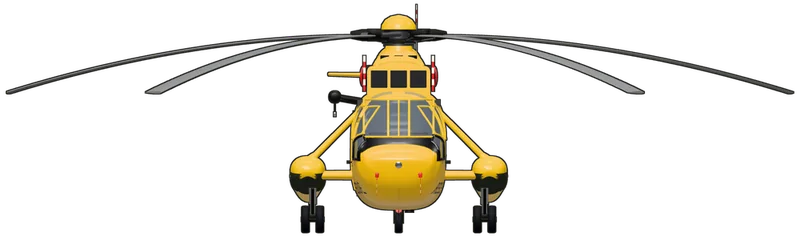 Front view of the Westland Sea King, Sea King HAR.3 XZ585