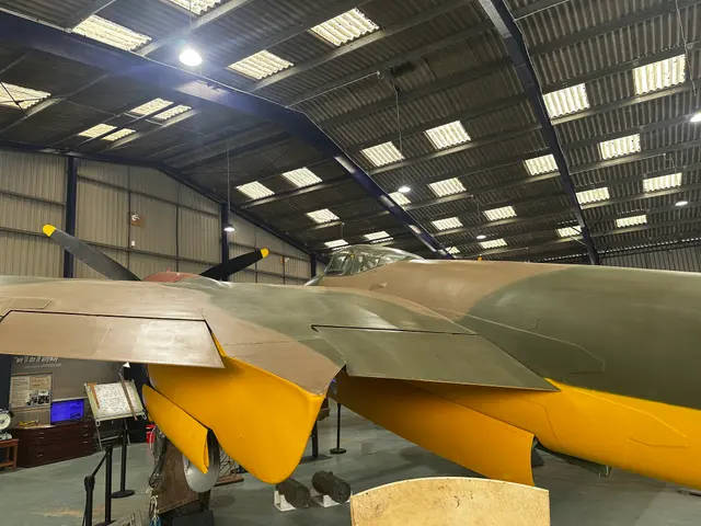 W4050 from the wing root, De Havilland Aircraft Museum