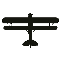 Recognition silhouette of the ANEC II, seen from above