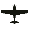 Recognition silhouette of the Europa & the kit-plane age, seen from above